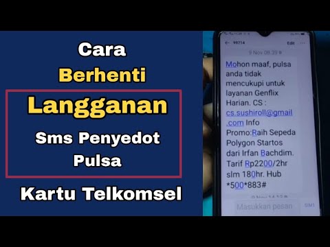 HOW TO STOP SUBSCRIBING SMS THAT DRAIN YOUR TELKOMSEL CARD CREDIT