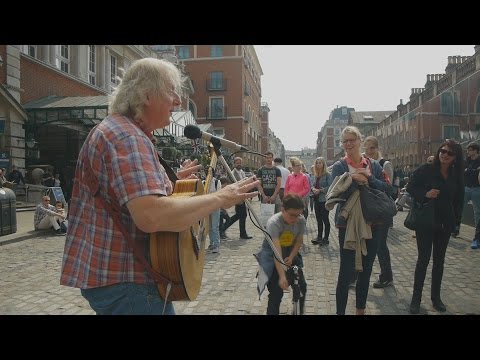 Streets of London  - Terry St Clair busking in Covent Garden