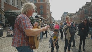 Streets of London  - Terry St Clair busking in Covent Garden
