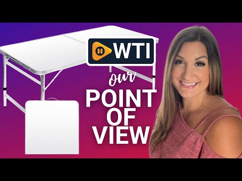 Folding Camping Table 4 Ft Foldable Picnic Table Portable 3 Height Adjustable Aluminum Camp Table Outdoor for Card BBQ White 47.2×23.6 inch White 47.2D x 23.6W x 29.1H in - WTI product video review