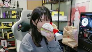 【雑談】昼マック食べながら雑談🍟すっぴんです【顔出し配信】