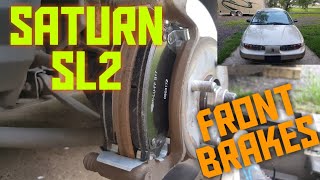 How to replace the front brake pads on a 1991-2002 Saturn S Series SL2