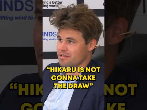 Hikaru Nakamura TROLLS Magnus Carlsen by Accepting a DRAW