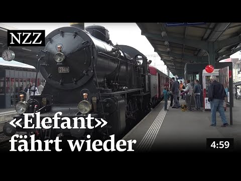 Die grösste Dampflok der Schweiz fährt wieder
