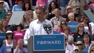 President Barack Obama at St. Petersburg College Seminole Campus