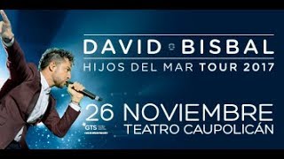 DAVID BISBAL "Mi norte es tu sur / Antes que no / Esclavo de tus besos" Teatro Caupolicán Chile