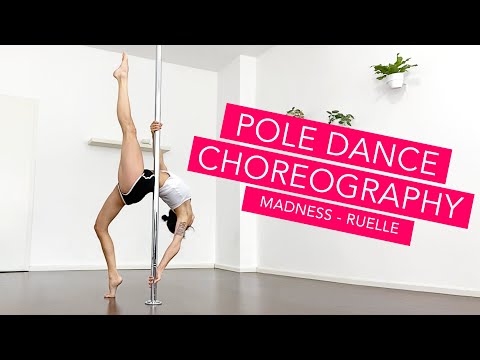 Contemporary Pole Dance Choreography to Madness - Ruelle