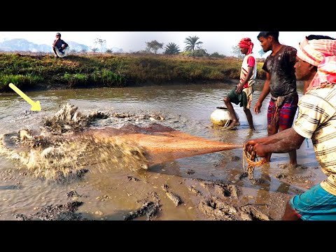 Amazing Cast Net Fishing | Unbelievable Fishing | Cast Net Fishing Part 95
