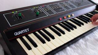 Video thumbnail for DEMO ARP QUARTET ANALOG SYNTHESIZER by PianoVintage