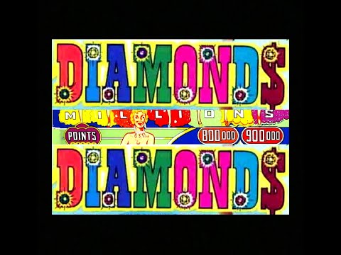 DIAMOND LILL (1954 Gottlieb Woodrail Pinball Machine) MAE WEST