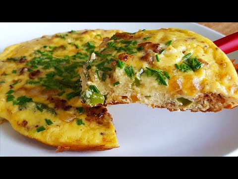 Easy Stovetop Frittata Recipe | Sausage Frittata