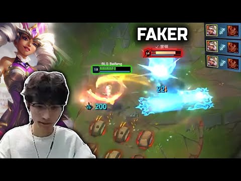When BeiFeng Qiyana Destroying FAKER in Challenger - Engsub