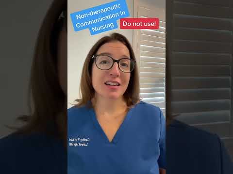 Non-therapeutic Communication: Fundamentals | @LevelUpRN