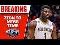 Pelicans Star Zion Williamson (Hamstring Strain) To Miss At Least 3 Weeks I CBS Sports HQ