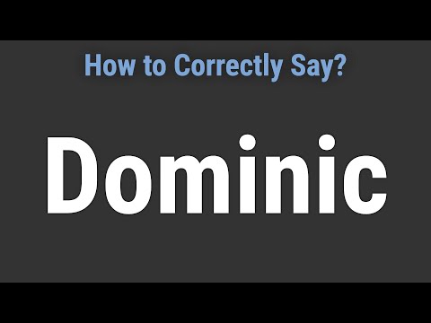 How to Pronounce Name Dominic (Correctly!)