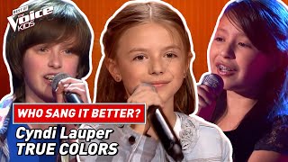 Who sang Cyndi Lauper&#39;s &quot;True Colors&quot; better? 🌈 | The Voice Kids