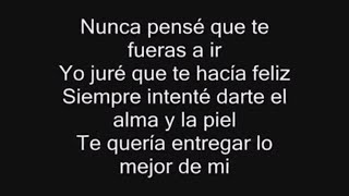 HA-ASH - Todo No Fue Suficiente (Letra)