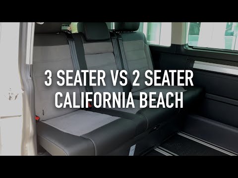 California Beach 3 Seat vs 2 Seat Comparison