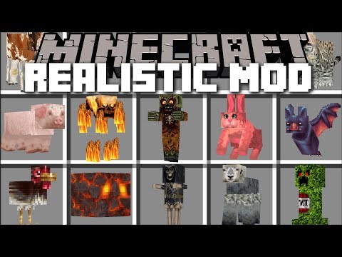 MC Naveed - Minecraft - Minecraft REALISTIC MOD / SPAWN REALISTIC MONSTERS IN REAL LIFE MINECRAFT !! Minecraft