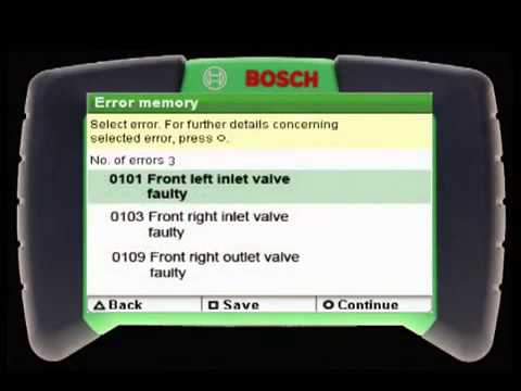 Bosch KTS 200 Diagnostic Scan Tool - Automotive Service Solutions PH 1300 30 40 60