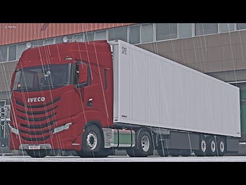 4K|ETS2 1.43 Promods 2.60 Iveco S - Way  Amsterdam (NL) - Reims (FR)