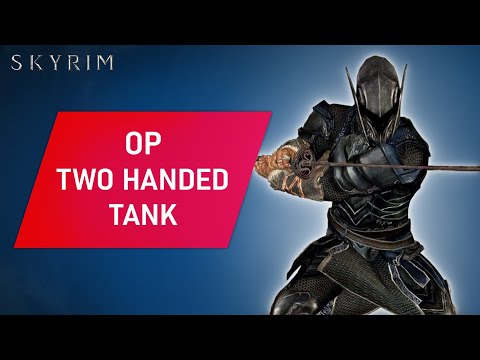 Skyrim: How To Make An OVERPOWERED TWO-HANDED TANK Build On Legendary Difficulty