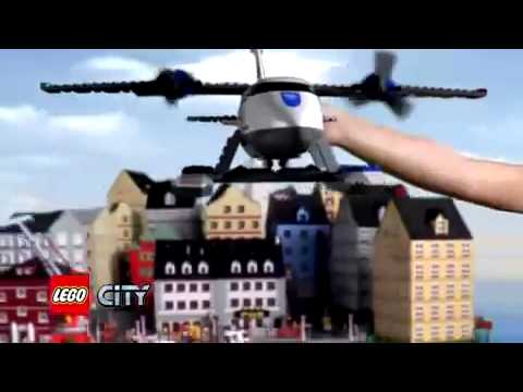 Lego City #7723 Police Pontoon Plane Commercial