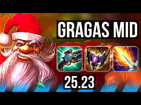 GRAGAS vs YONE (MID) | 49k DMG, 14/5/14, Dominating | NA Master | 25.23