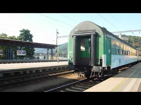 Odjezd vlaku Os 6808 + příjezd vlaku Os 6809 ► stanice Ústí nad Labem hl.n.