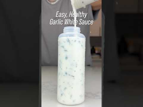 Garlic White Sauce! Only 27 Calories!🧄🔥💪