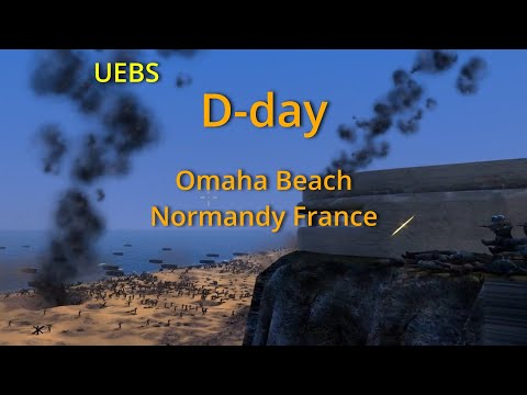 uebs | D-day. Omaha Beach, Normandy France | Ultimate Epic Battle Simulator