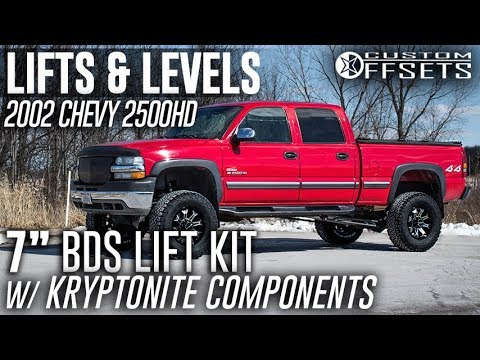 Lifts & Levels: 2002 2500HD 7" BDS Lift Kit '01-10 GM 1500 & 2500