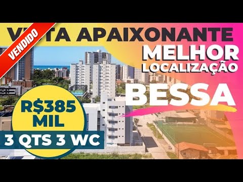 🚫 VENDIDO 🚫 Apartamento Para Venda No Bessa VISTA APAIXONANTE Pronto Para Morar João Pessoa Paraíba