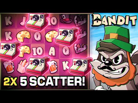 5 SCATTER *RARE* BONUS TWICE IN A ROW ON LE BANDIT!