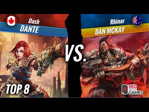 Dante Dash vs Dan McKay Rhinar TOP 8 FaB 2k RRG