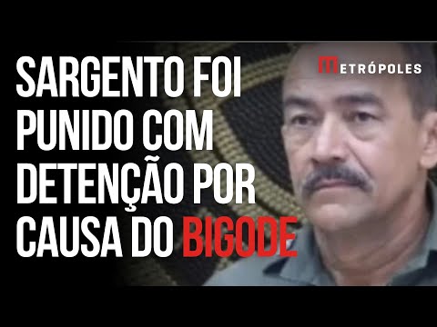 Sargento da PM é punido com detenção por causa do tamanho do bigode