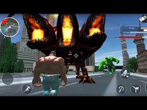 Incredible Monster Vs 3 Head Monster City Gangster Crime Battle - Hulk City Rescue GamePlay HD