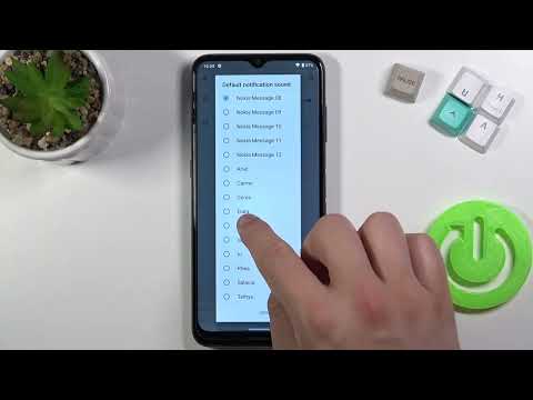 Open Sound Settings / Choose New Notifications Tone - NOKIA G10