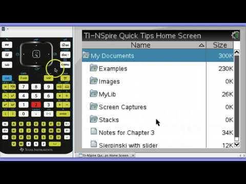 TI-NSpire Quick Tip #33 - Moving Between Different Documents