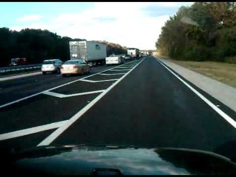 Merging onto busy highway