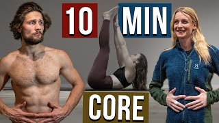 10 minute daily core workout (follow-along with pro climber Matilda Söderlund)