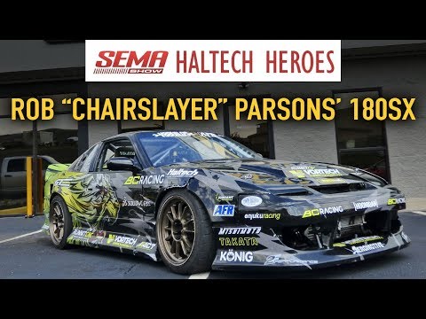 🏅 SEMA Special: Rob "Chairslayer" Parsons' 180SX | HALTECH HEROES Video