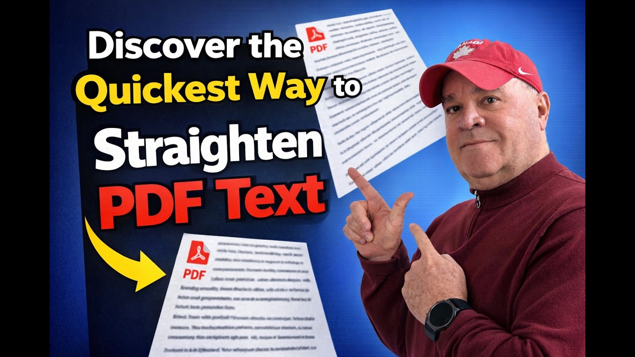 Discover the Quickest Way to Straighten PDF Text