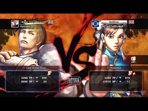 Kyros85 [Cody] vs IND JeSTeRPoWeR [Chun li] USF4