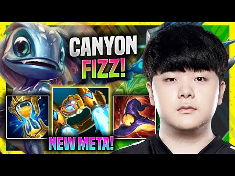 CANYON NEW META FIZZ JUNGLE ( NEW CHANGES )! - DK Canyon Plays Fizz Jungle vs Nidalee! | Season 11
