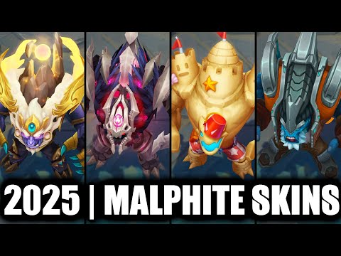 ALL MALPHITE SKINS SPOTLIGHT 2025 | League of Legends