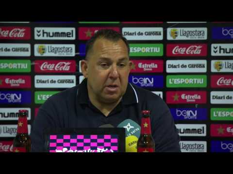 Rueda de prensa de Oriol Alsina tras el UE Llagostera (0-0) UD Almería