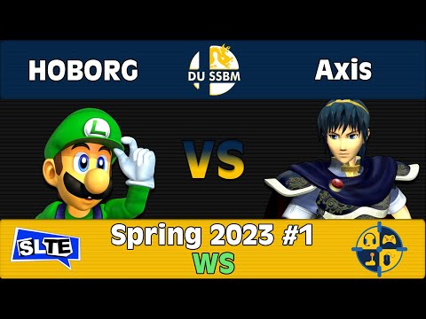 Drexel Melee Spring '23 #1: HOBORG (Luigi) vs Axis (Marth) - WS