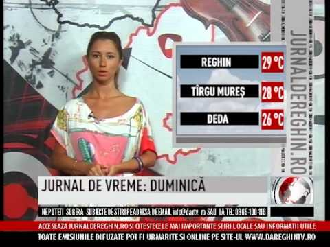 JURNAL DE VREME - DUMINICĂ 11 AUGUST
