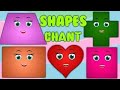 Shapes Chant With Colors Learn Shapes Teach Babies Toddlers Shapes Colors